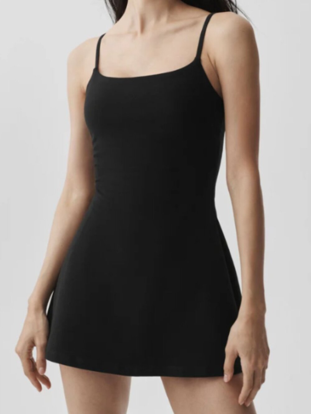 Alo Yoga Alosoft Encore Tennis Dress | Black S | Athletic Pickleball Golf
